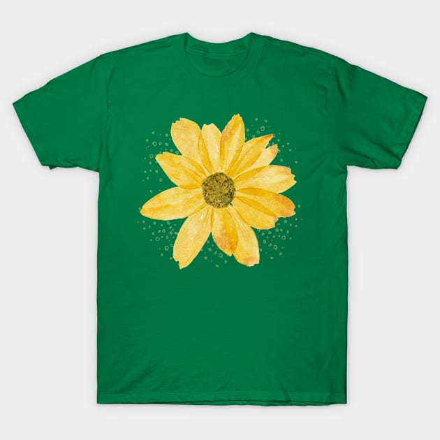 Yellow flower T-Shirt by Nano-none